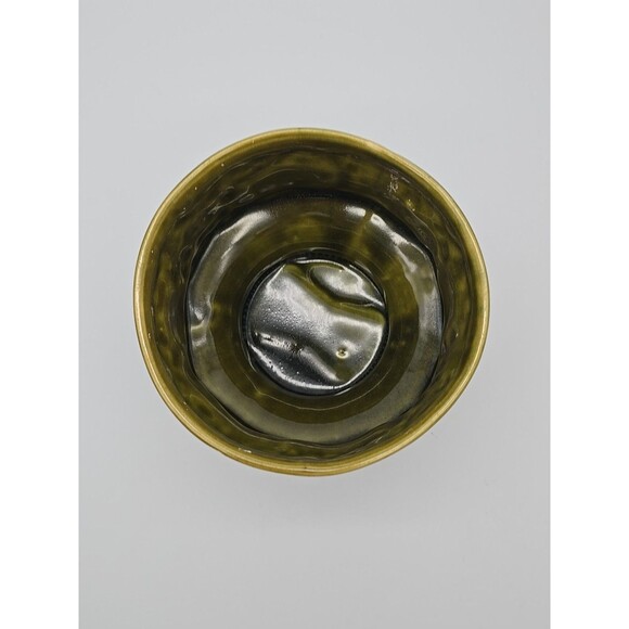 MCM Vintage Planter Avocado Green Embossed Fruit - Picture 5 of 10